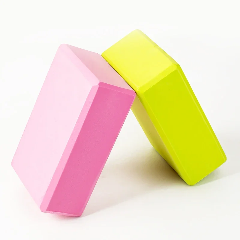 Pilates Yoga Block - 2 パック EVA フォームヨガブロック小道具レンガジムピラティスコラムバックエクササイズボディービルフィットネススポーツトレーニング機器家庭用