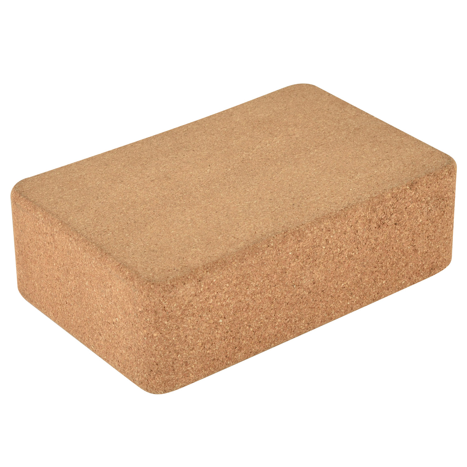 Yoga Block Cork - コルクヨガブロック,耐性素材,使いやすい,快適,色付きエッジ,3x6x9インチ
