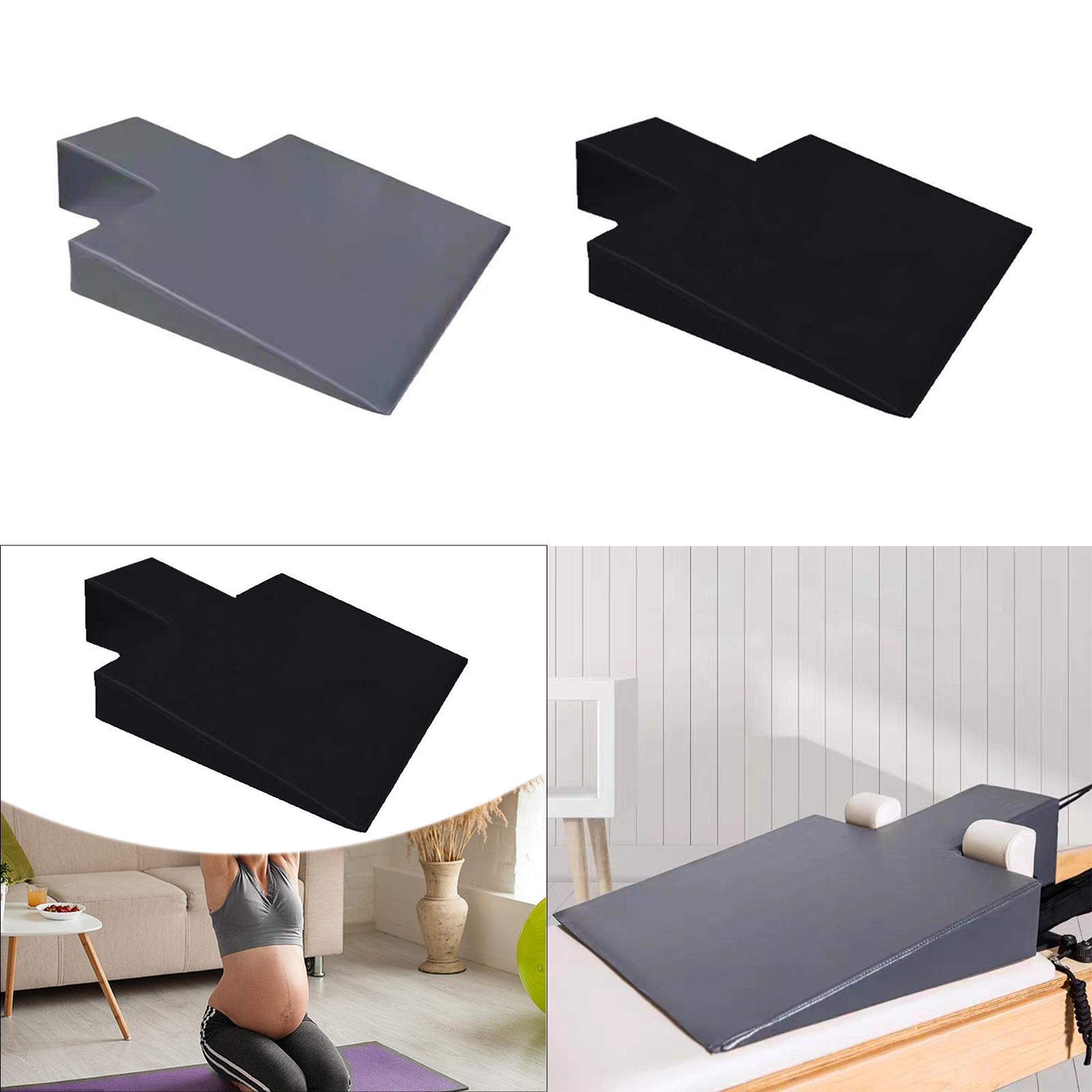 Pilates Yoga Block - プロピラティスリフォーマーウェッジブロック高密度フォームサポートストレッチ柔軟性＆コア強化トレーニングホームジム
