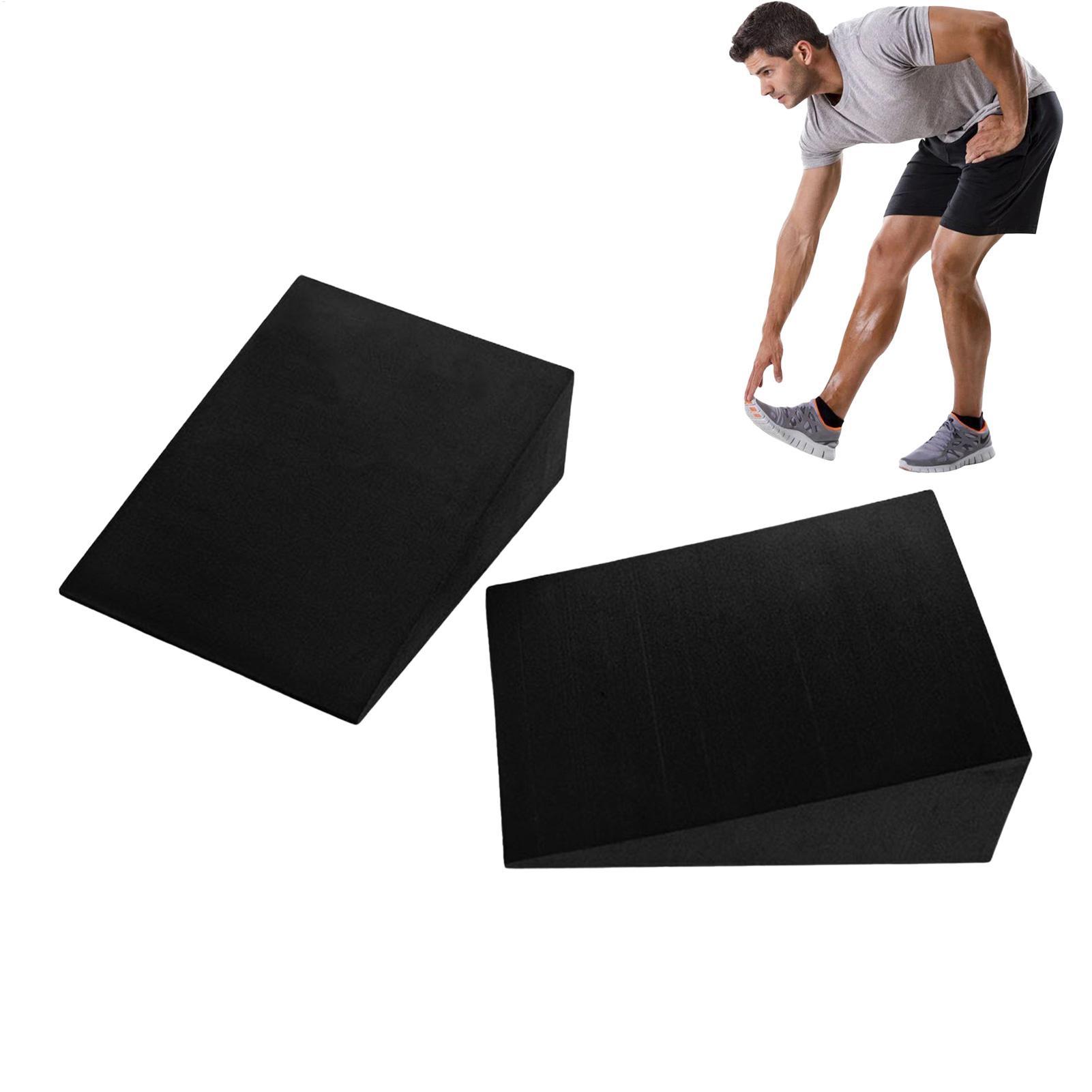 Pilates Yoga Block - 1 ペアヨガウェッジブロック EVA フォームヨガウェッジストレッチスラントボードエクササイズヨガブロックピラティスウェッジスクワットフィットネスアクセサリー
