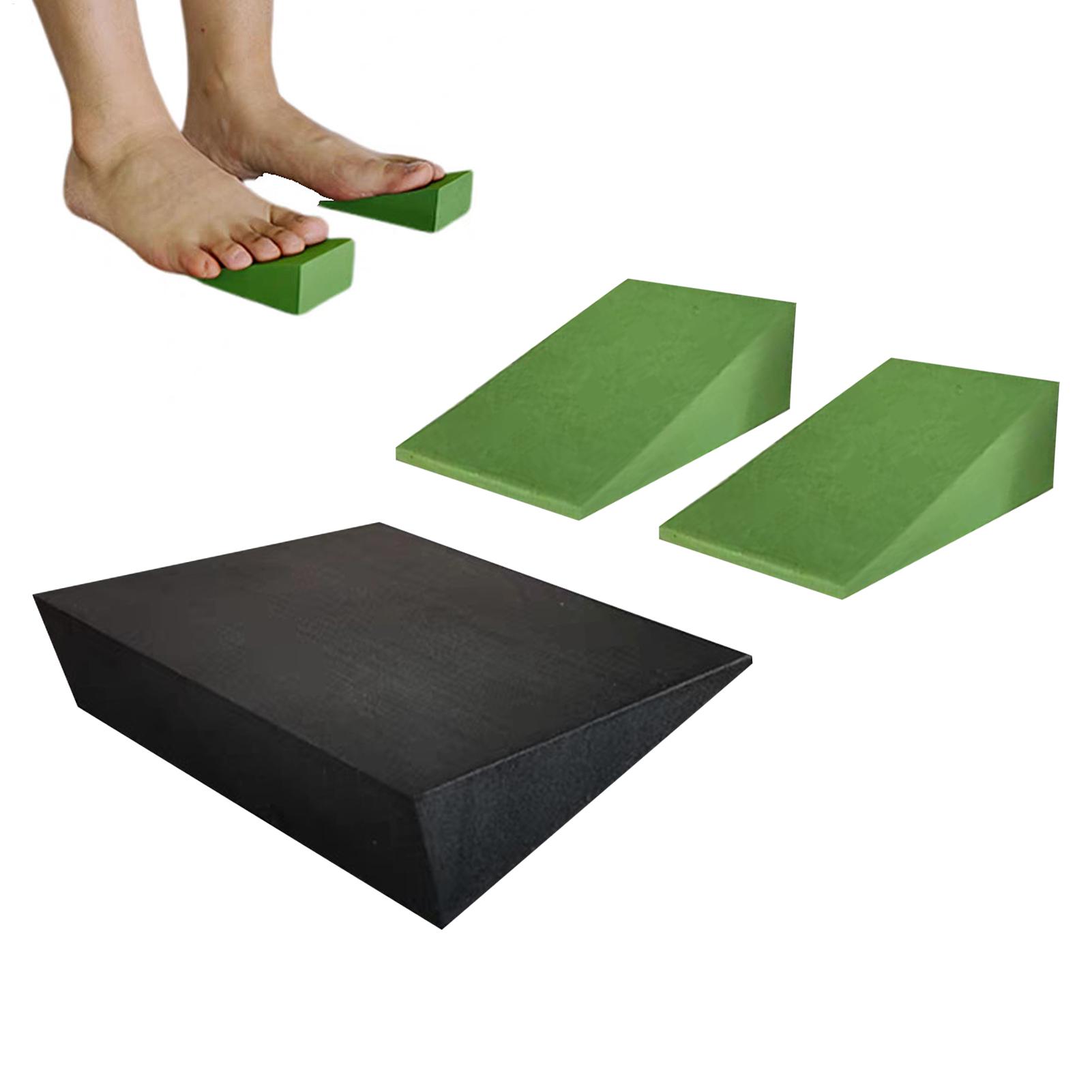 Pilates Yoga Block - 3個入りヨガウェッジブロック EVAフォームヨガウェッジ ストレッチスラントボード エクササイズヨガブロック ピラティスウェッジ スクワットフィットネスアクセサリー