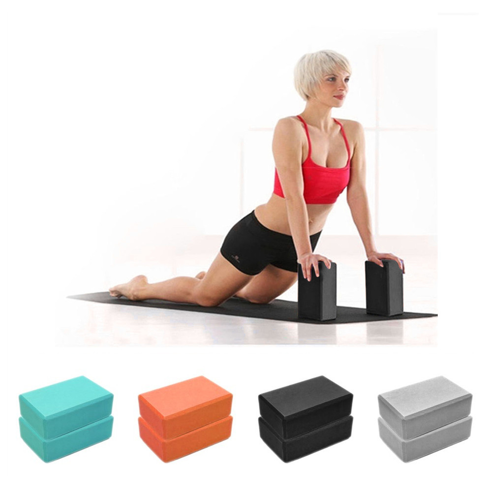 Pilates Yoga Block - 色付きEVAヨガブロックレンガノンスリップボディシェイピング健康トレーニングスポーツストレッチエクササイズピラティスジムフォームフィットネス機器