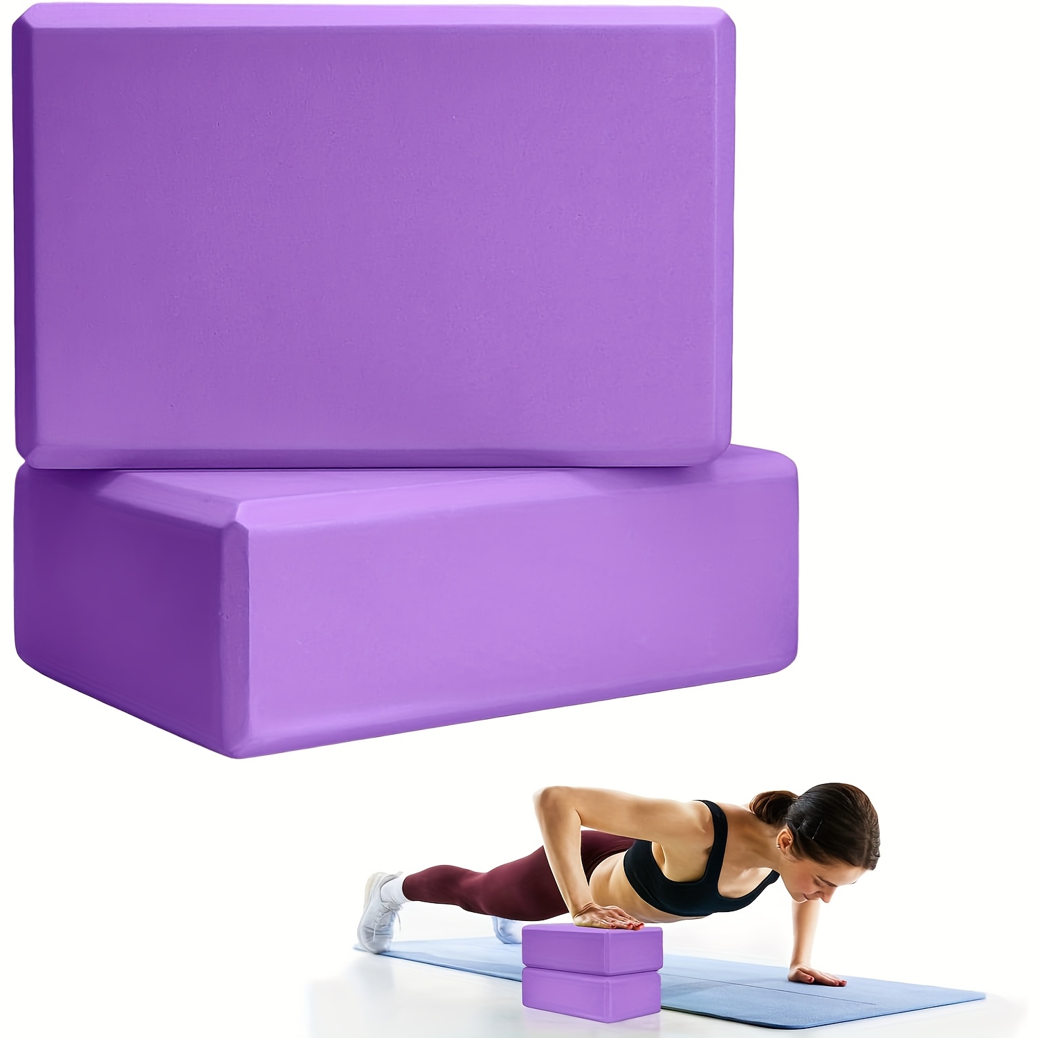 1/2 個ジムフォームレンガトレーニングエクササイズフィット - Yoga Block Cork のレビューと価格