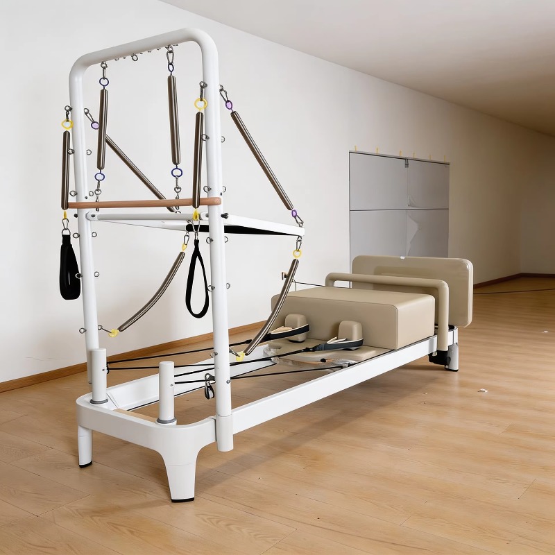 ホワイトピラティスリフォーマーベッド コアトレーニング ヨガ - Pilates Yoga Loft のレビューと価格