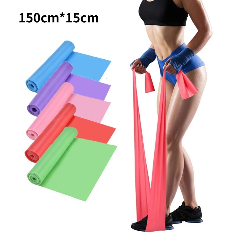 天然ラテックス製レジスタンスバンド、ヨガ、ピラティス、ホーム - Pilates Yoga Bar のレビューと価格