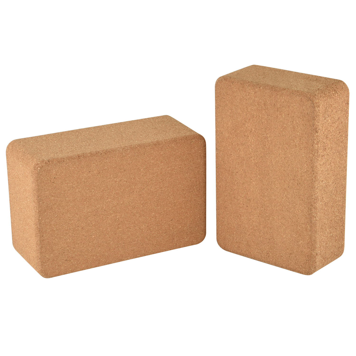 コルクヨガブロック,耐性素材,使いやすい,快適,色付きエッジ - Yoga Block Cork のレビューと価格