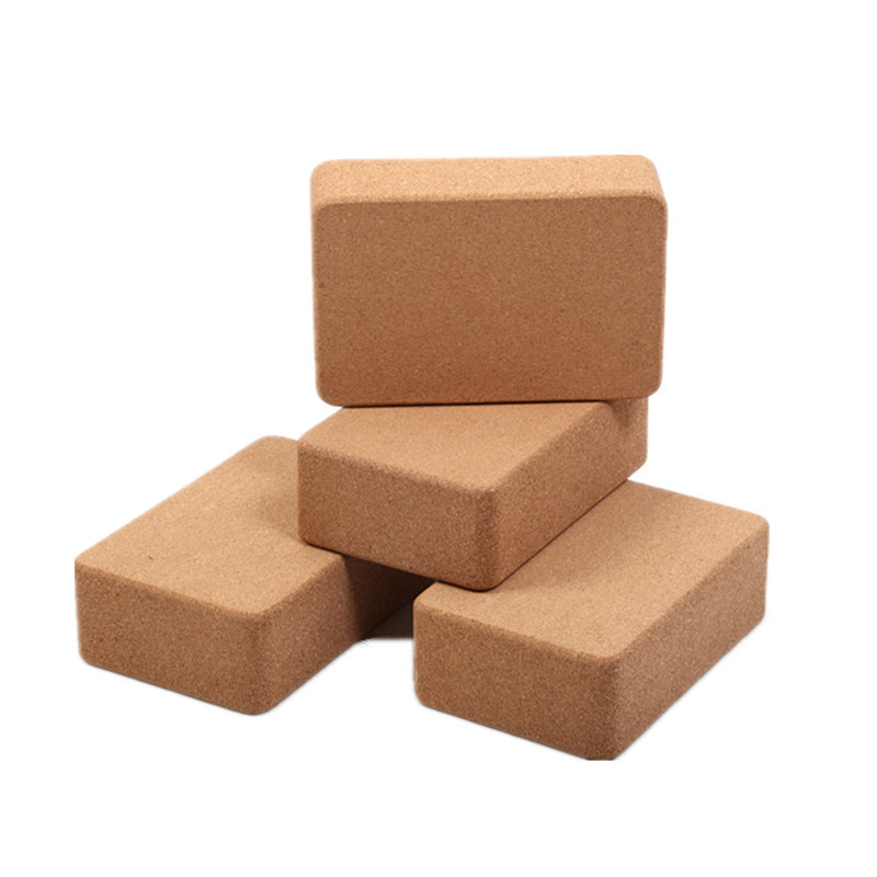 コルクヨガブロック,耐性素材,使いやすい,快適,色付きエッジ - Yoga Block Cork のレビューと価格