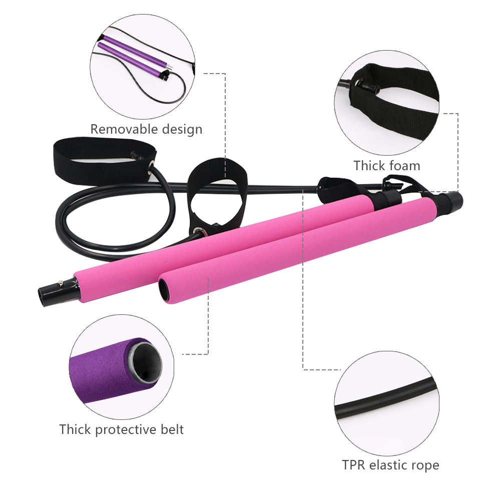 Crossfit,ヨガ,フィットネス,ポータブルロープ用の新 - Pilates Yoga Bar のレビューと価格