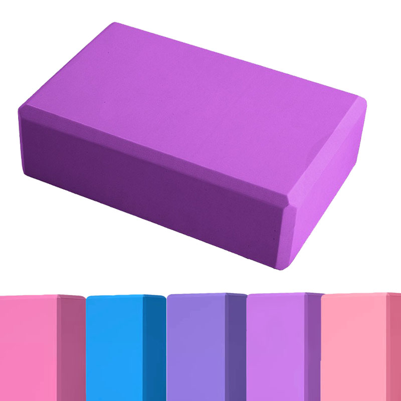 1PC ヨガビルディングブロックキューブ補強マットスポーツピ - Pilates Yoga Block のレビューと価格