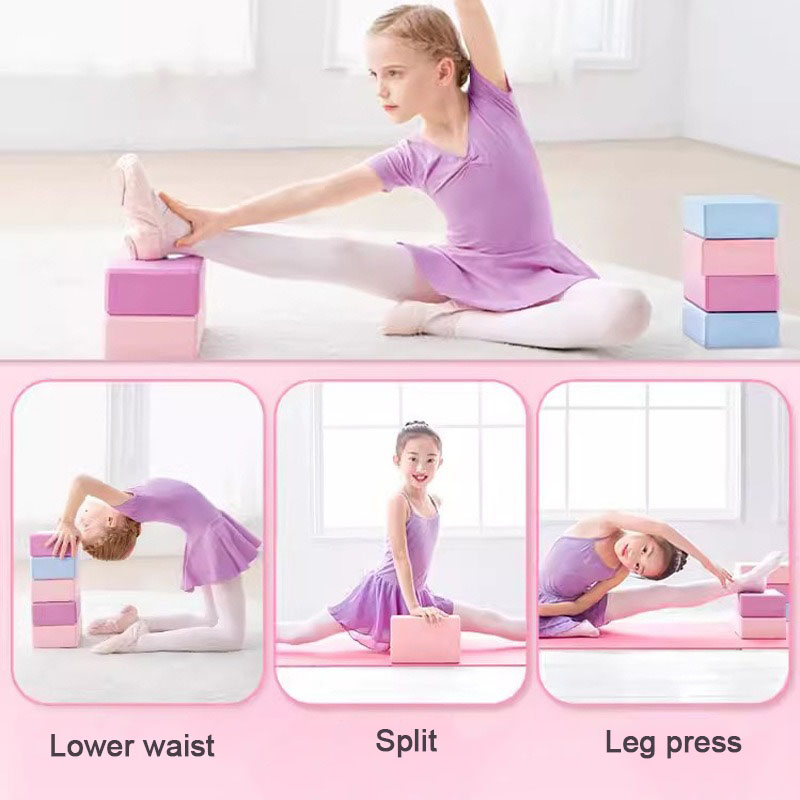 1PC ヨガビルディングブロックキューブ補強マットスポーツピ - Pilates Yoga Block のレビューと価格
