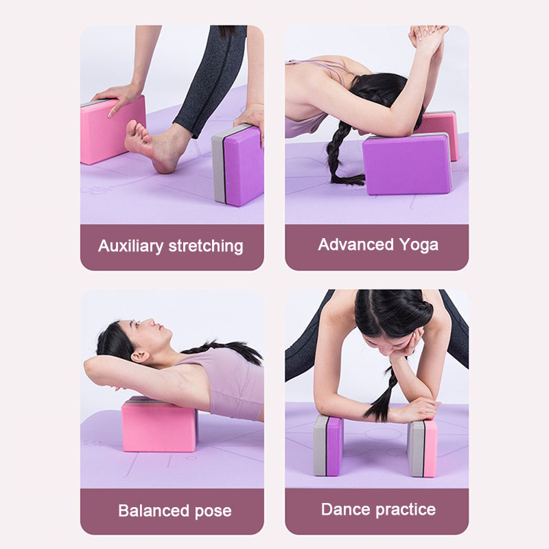 1PC ヨガビルディングブロックキューブ補強マットスポーツピ - Pilates Yoga Block のレビューと価格