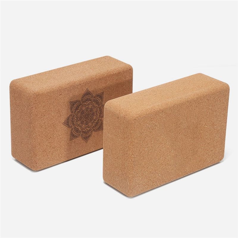 AED2-コルクヨガブロックジムブロックコルクヨガブリックエ - Yoga Block Cork のレビューと価格