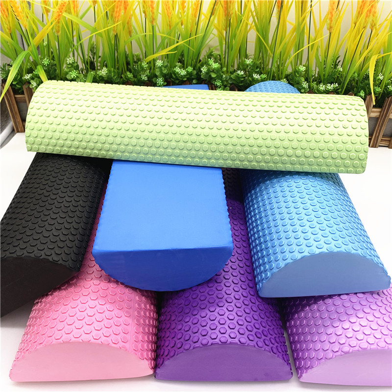 30/45 センチメートル半円形 EVA マッサージフォーム - Pilates Yoga Block のレビューと価格