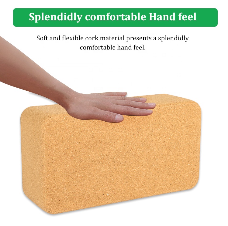 環境に優しい高密度ソリッドヨガブロック 4x6x9インチ カ - Yoga Block Cork のレビューと価格