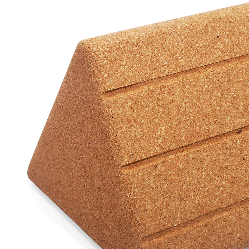 高密度三角形コルクヨガブロック - 子供向けウエスト・腹部フ - Yoga Block Cork のレビューと価格
