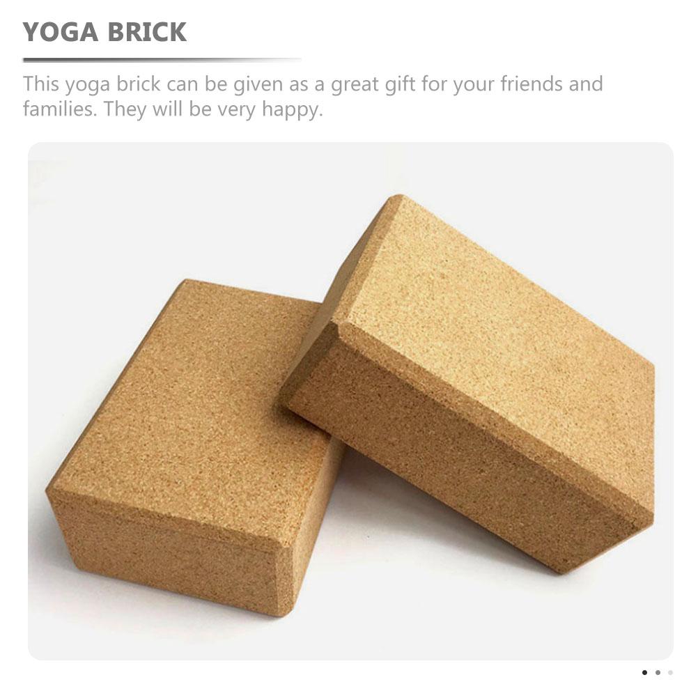 高密度天然コルクヨガブロックフィットネストレーニング運動器具 - Yoga Block Cork のレビューと価格