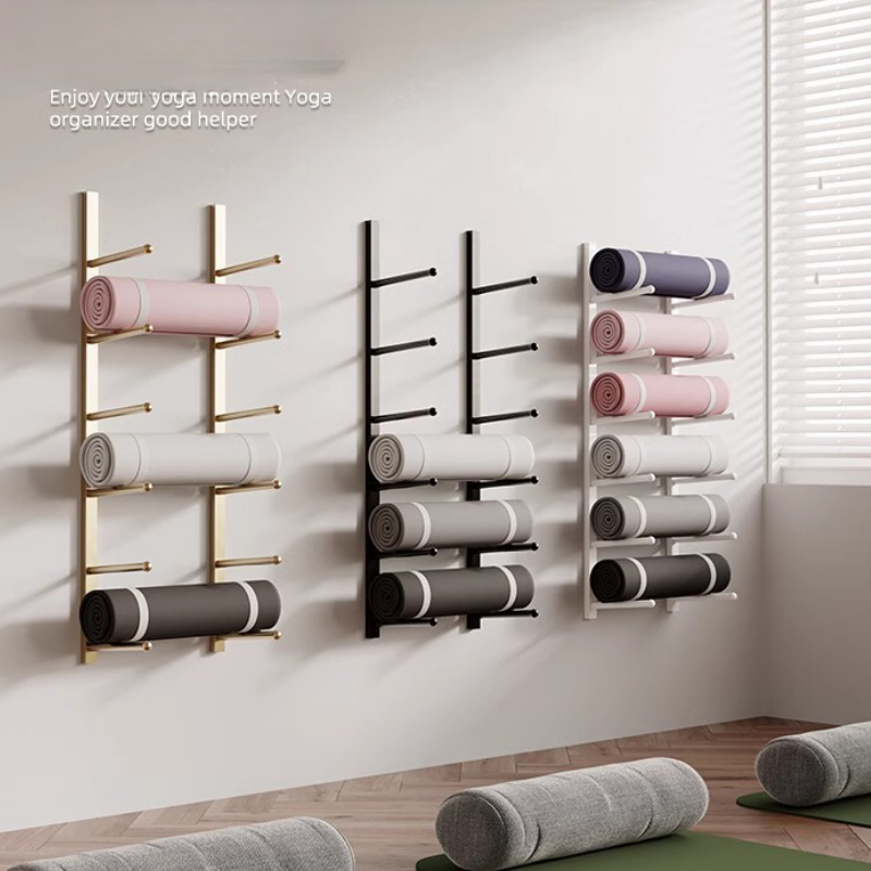ヨガスタジオウォールラック、大容量ハンギングストレージシステ - Pilates Yoga Garage のレビューと価格