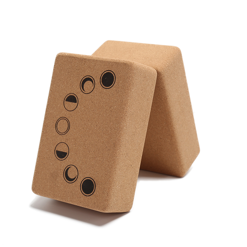 高密度コルクヨガブロック - 3x6x9インチ 75D硬度  - Yoga Block Cork のレビューと価格